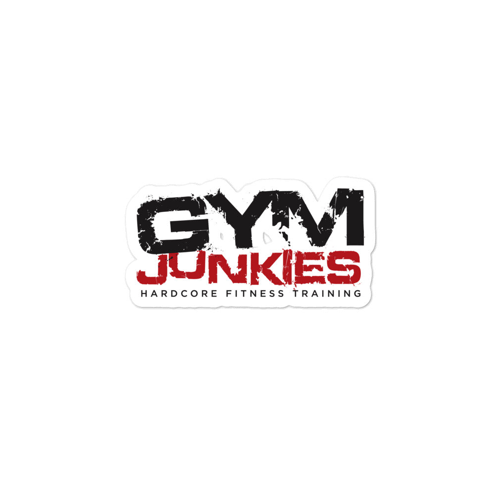 Gym Junkies Bubble-free stickers