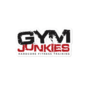 Gym Junkies Bubble-free stickers